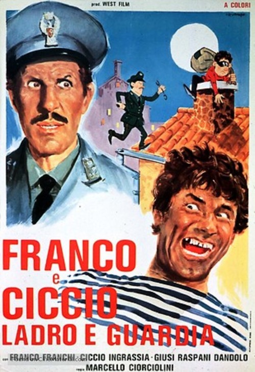 دانلود صوت دوبله فیلم Franco e Ciccio… ladro e guardia 1970