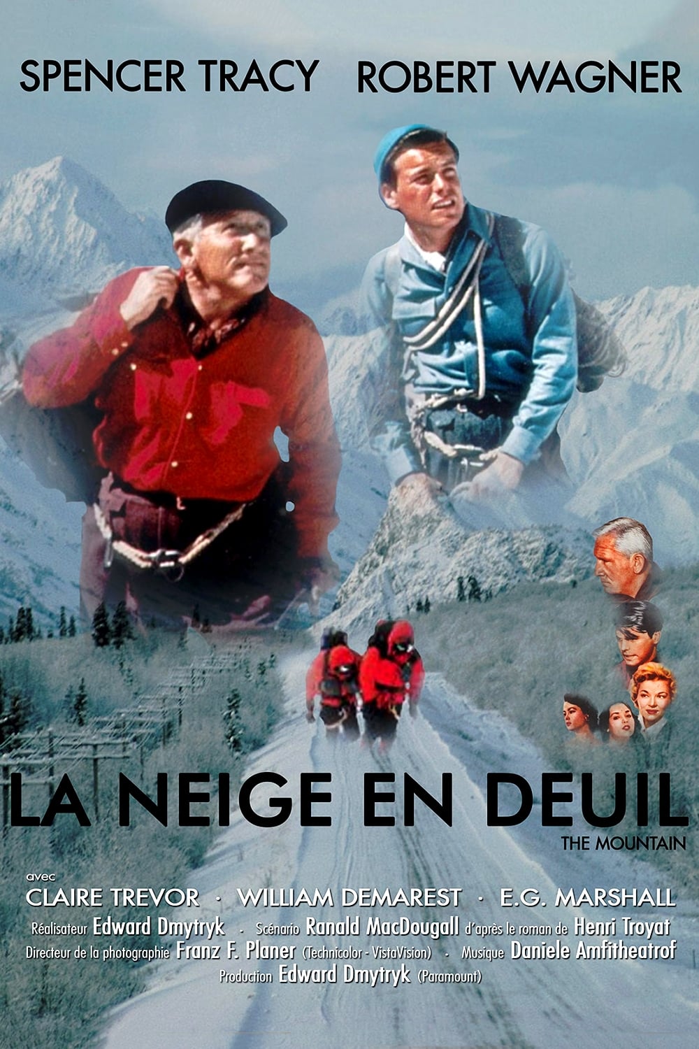 دانلود صوت دوبله فیلم The Mountain 1956