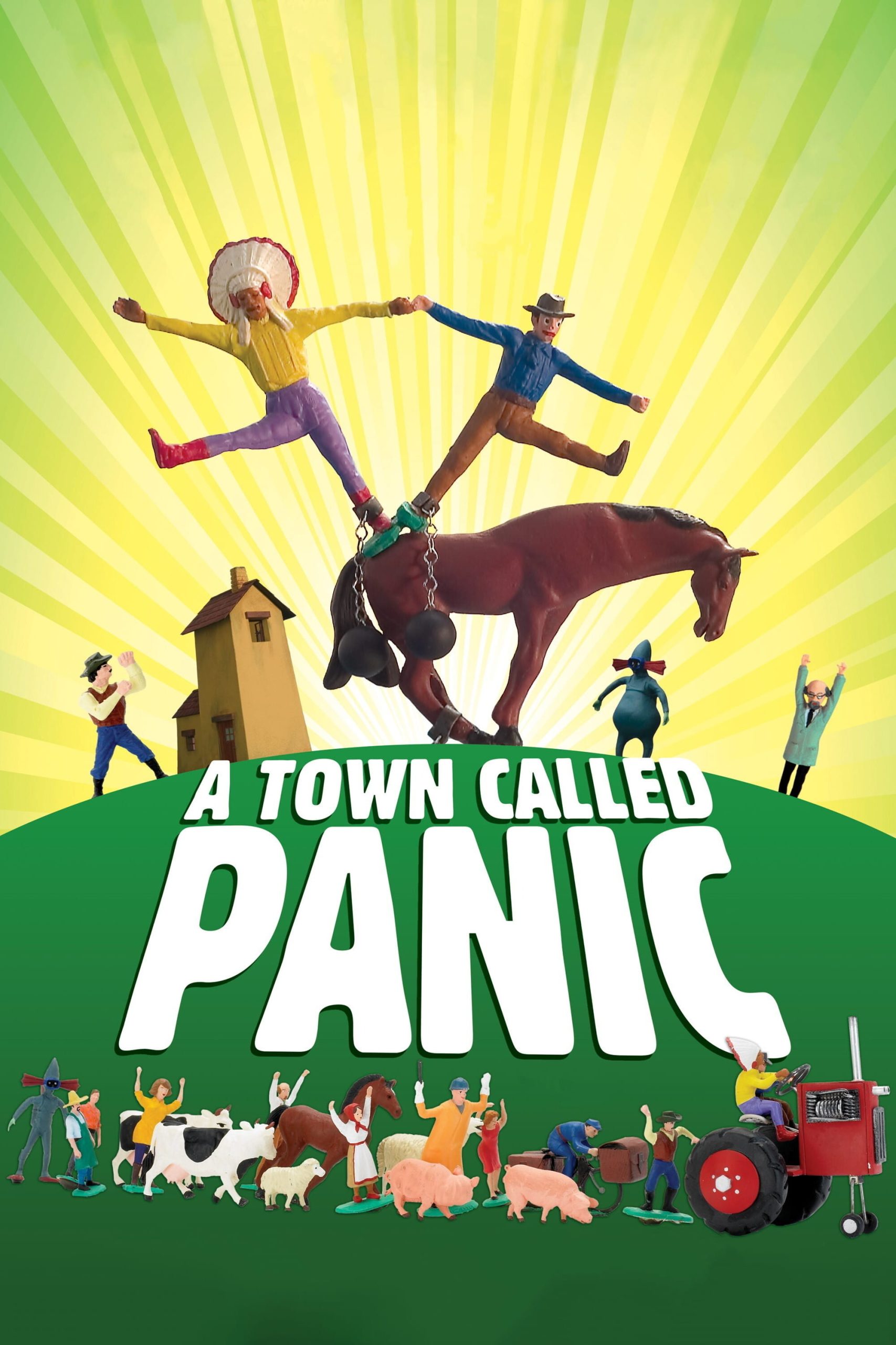 دانلود صوت دوبله انیمیشن A Town Called Panic 2009