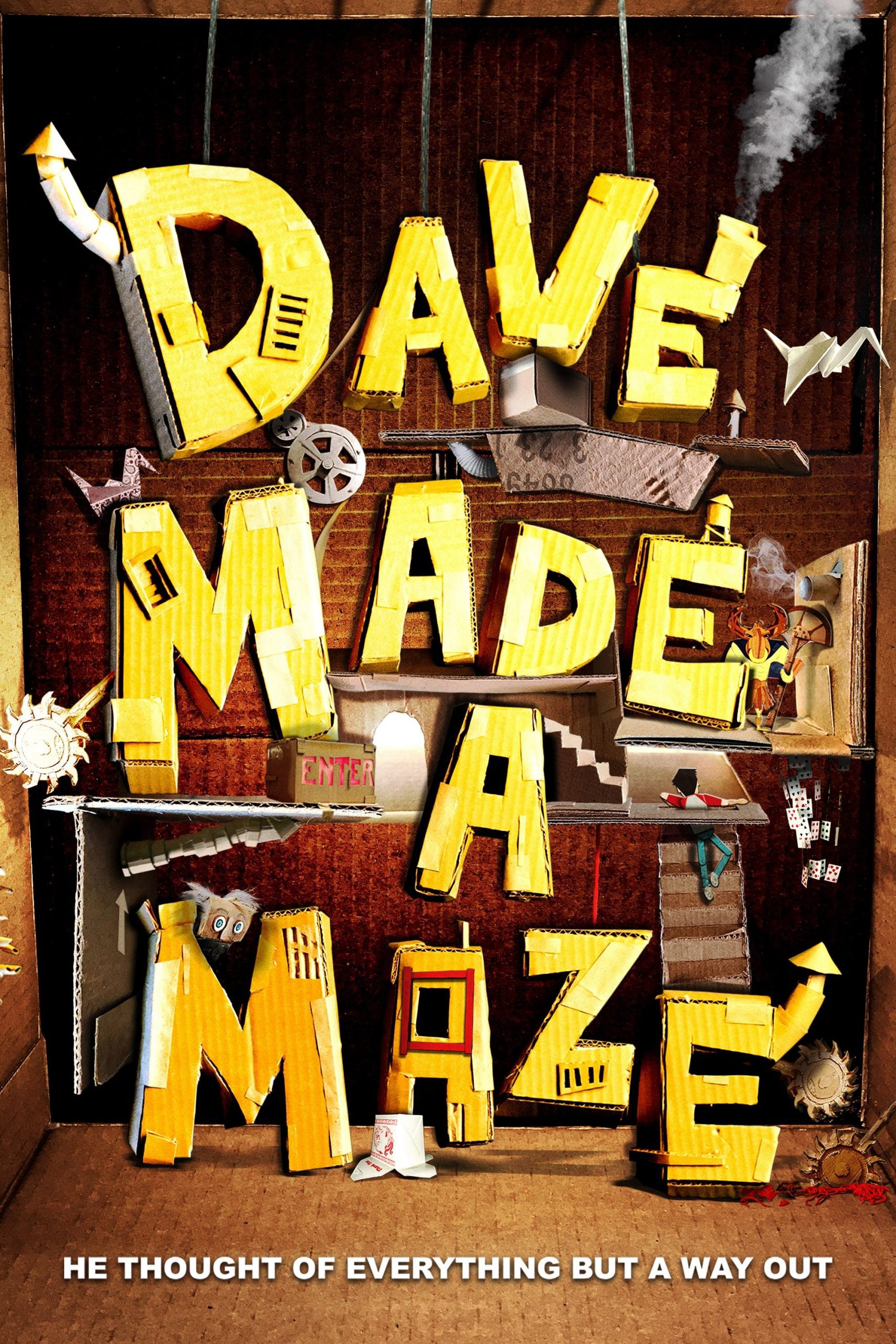 دانلود صوت دوبله فیلم Dave Made a Maze