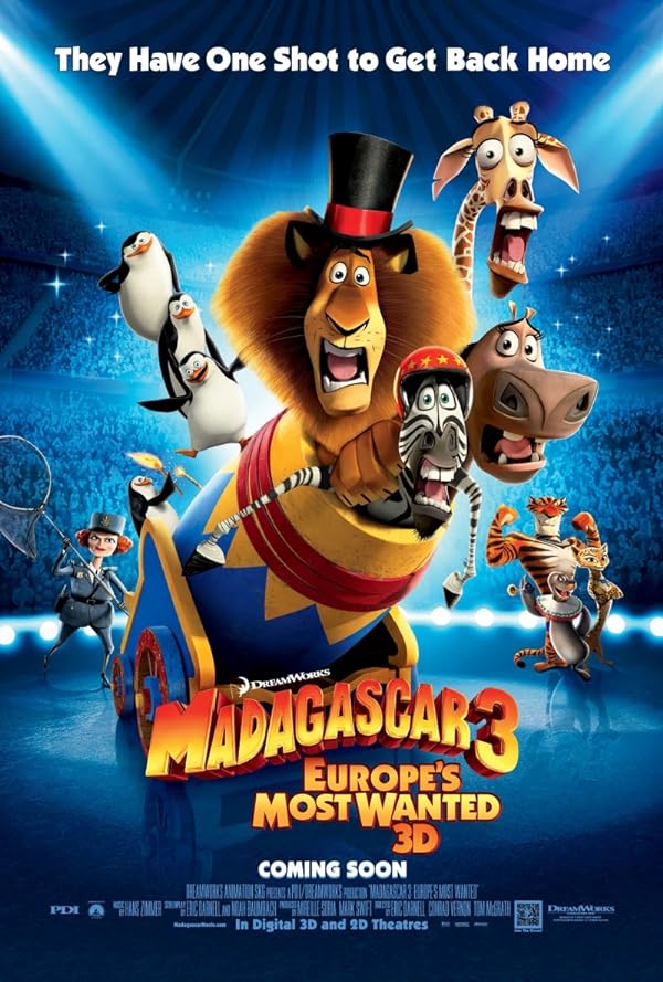 دانلود صوت دوبله فیلم Madagascar 3: Europe’s Most Wanted 2012