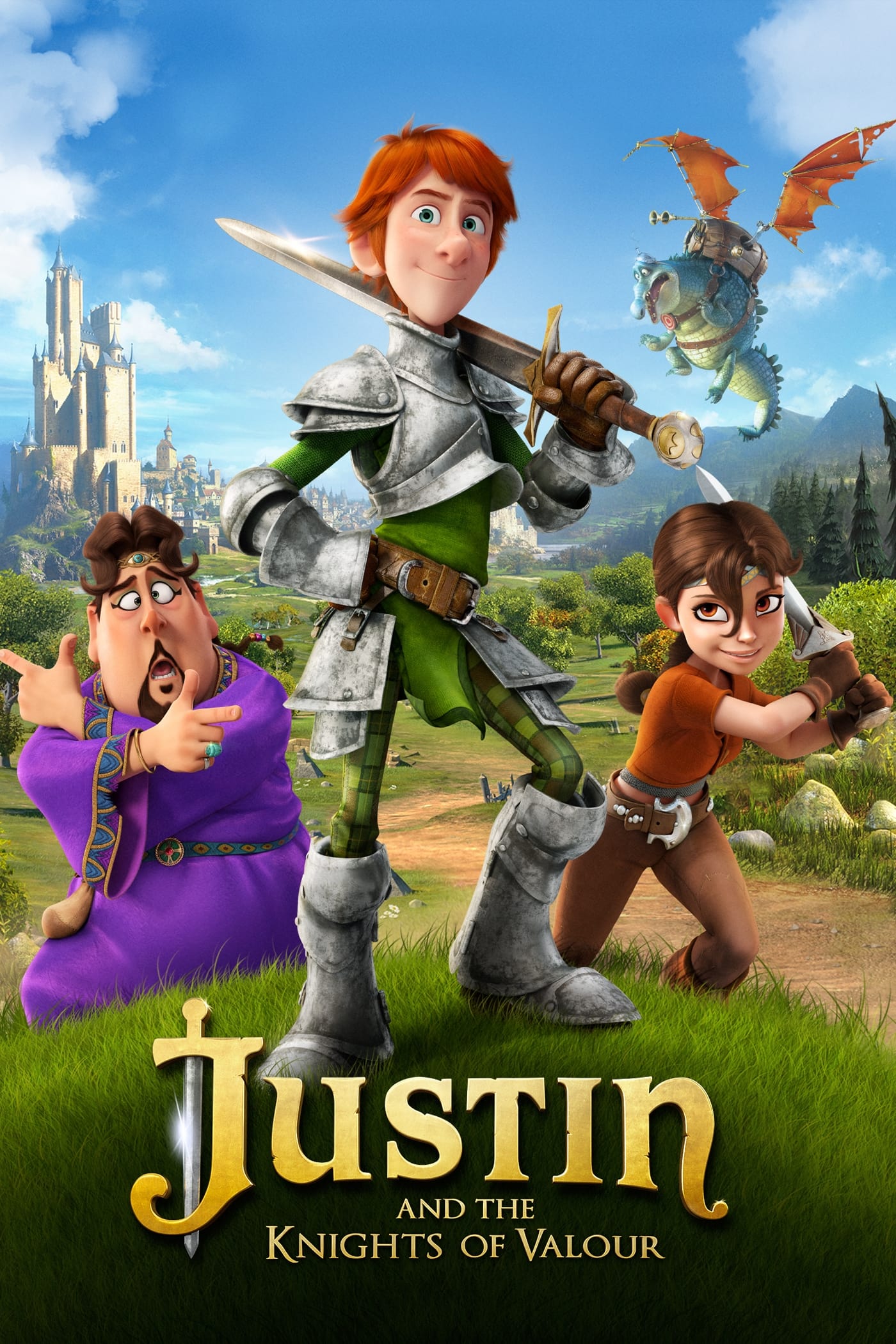 دانلود صوت دوبله انیمیشن Justin and the Knights of Valour