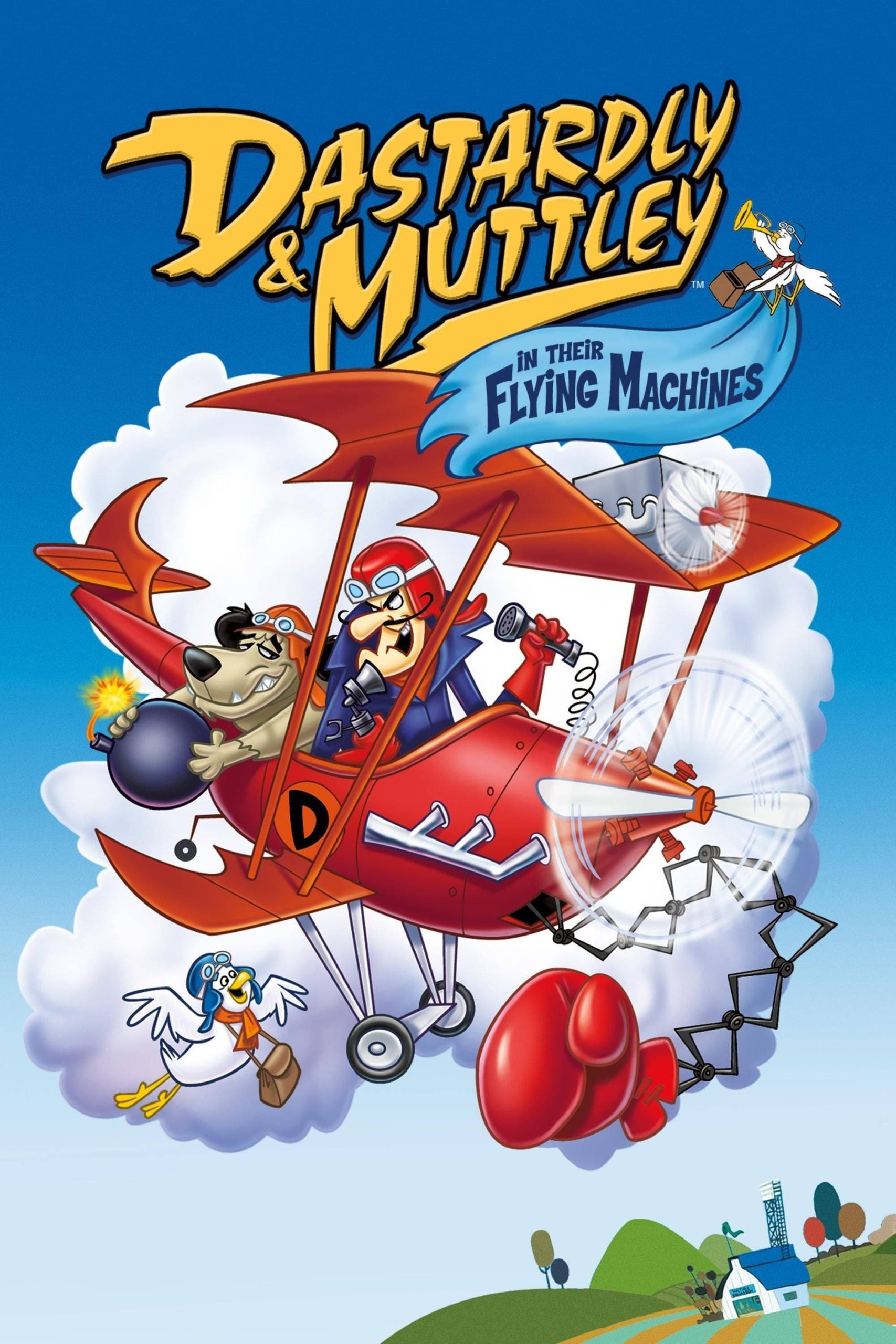 دانلود صوت دوبله سریال Dastardly and Muttley in Their Flying Machines