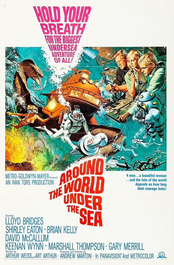 دانلود صوت دوبله فیلم Around the World Under the Sea 1966