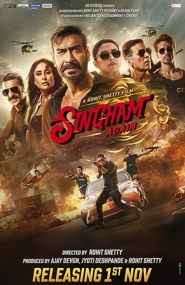 دانلود صوت دوبله فیلم Singham Again